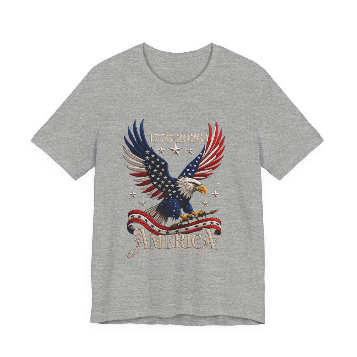 1776-2026 America Eagle T-Shirt — 250th Anniversary Patriotic Tee