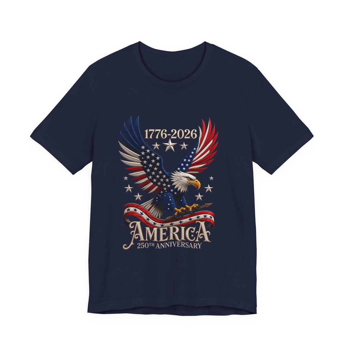 1776-2026 America Eagle T-Shirt — 250th Anniversary Patriotic Tee