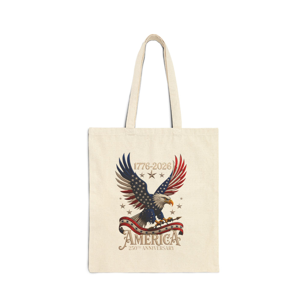 Patriotic Eagle America 250th Anniversary Tote Bag