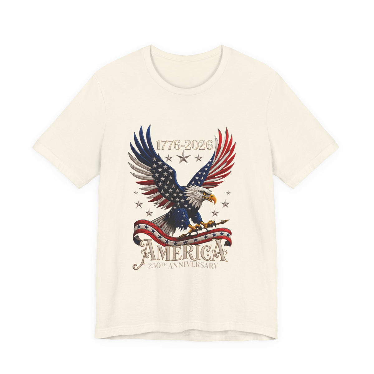 1776-2026 America Eagle T-Shirt — 250th Anniversary Patriotic Tee