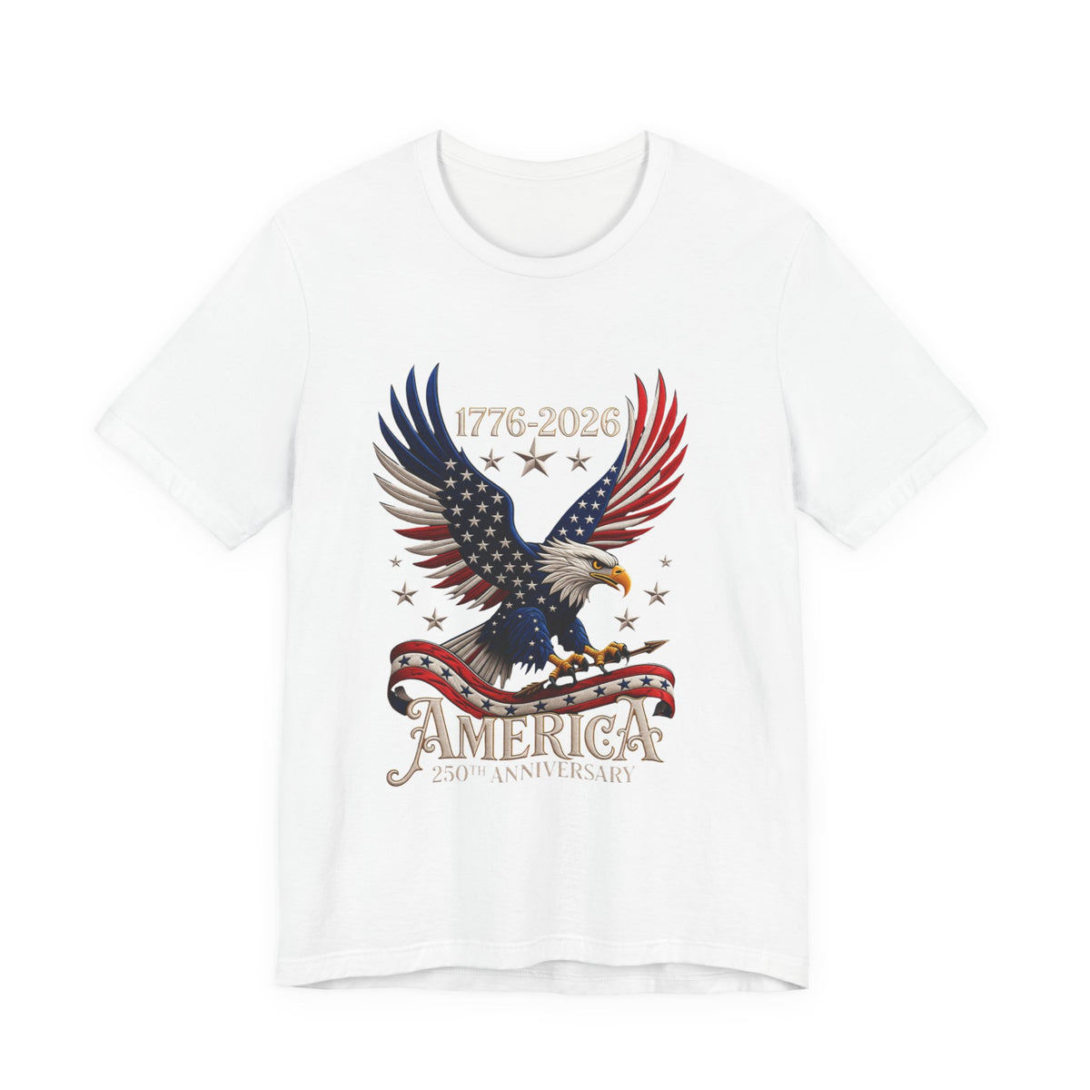 1776-2026 America Eagle T-Shirt — 250th Anniversary Patriotic Tee